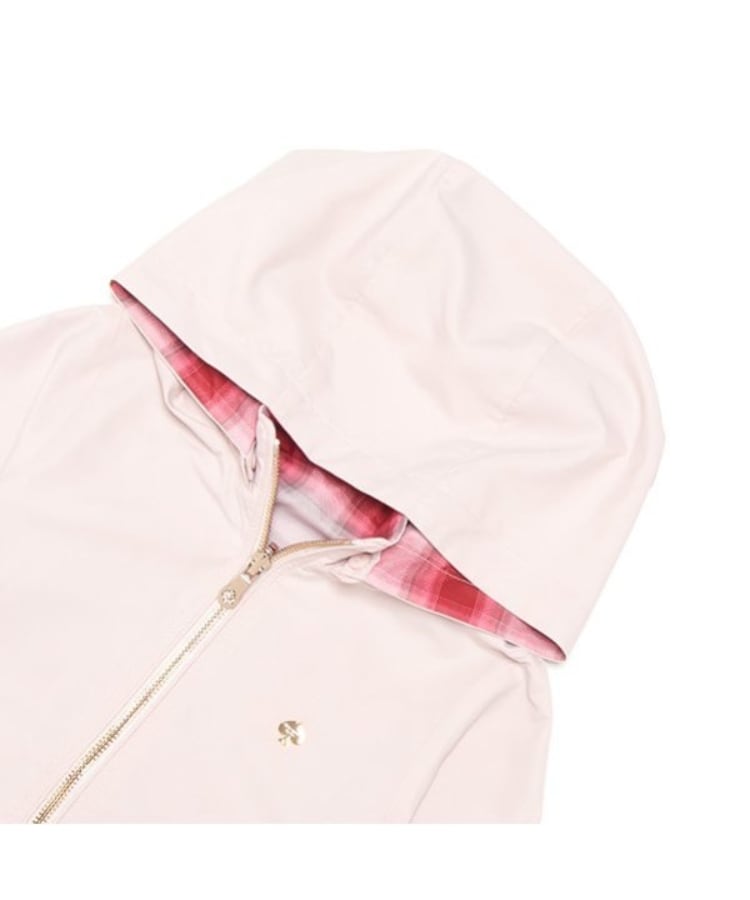 ケイト・スペード ニューヨーク キッズ(kate spade NEW YORK)のトドラー チェックリバーシブルウィンドブレーカー6