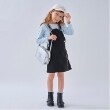 ケイト・スペード ニューヨーク キッズ(kate spade NEW YORK)のトドラー スターロゴベルトジャンパースカート ブラック(219)