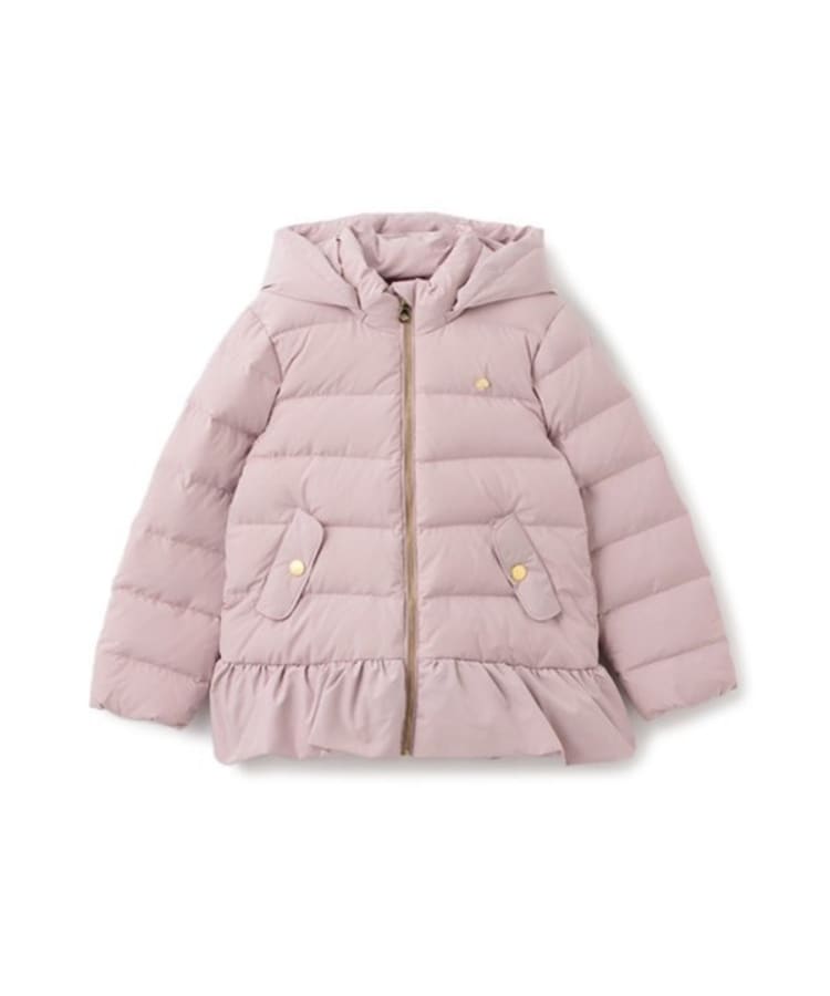 ケイト・スペード ニューヨーク キッズ(kate spade NEW YORK)のトドラー ペプラムダウンジャケット1