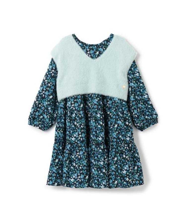 ケイト・スペード ニューヨーク キッズ(kate spade NEW YORK)のトドラー ニットベスト&ポピーワンピースセット13