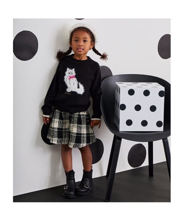 ケイト・スペード ニューヨーク キッズ(kate spade NEW YORK)のトドラー ツイードキュロットスカート16