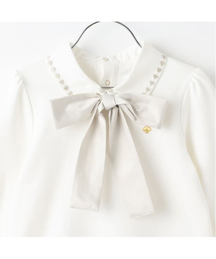 ケイト・スペード ニューヨーク キッズ(kate spade NEW YORK)のトドラー ボウエンブロイダリーカラートレーナー3