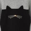 ケイト・スペード ニューヨーク キッズ(kate spade NEW YORK)のキャット切り替えフーディー5