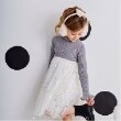 ケイト・スペード ニューヨーク キッズ(kate spade NEW YORK)のトドラー コンステレーションドッキングワンピース オフホワイト(003)