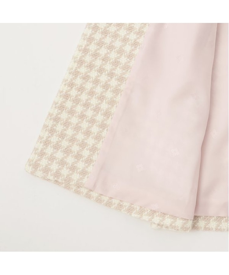 ケイト・スペード ニューヨーク キッズ(kate spade NEW YORK)のトドラー 千鳥ウールブレンドコート7