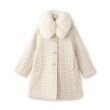 ケイト・スペード ニューヨーク キッズ(kate spade NEW YORK)のトドラー 千鳥ウールブレンドコート1
