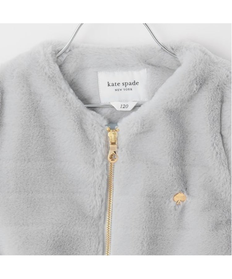 ケイト・スペード ニューヨーク キッズ(kate spade NEW YORK)のトドラー フェイクファーブルゾン3