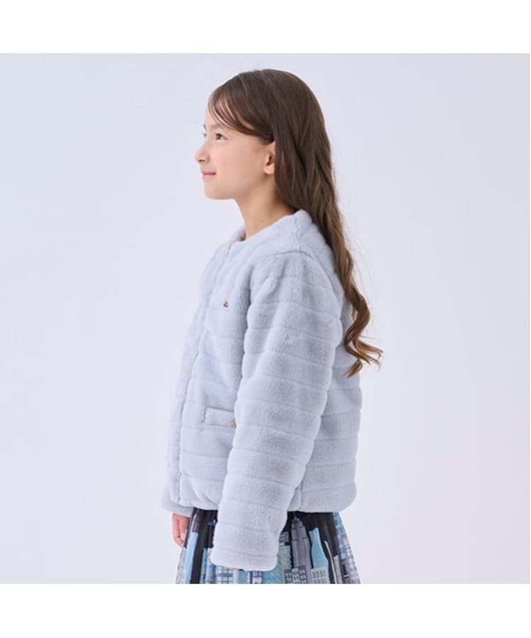 ケイト・スペード ニューヨーク キッズ(kate spade NEW YORK)のトドラー フェイクファーブルゾン13