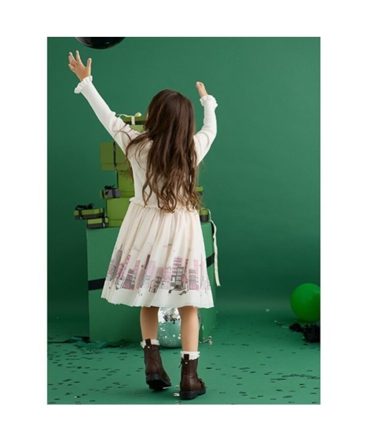 ケイト・スペード ニューヨーク キッズ(kate spade NEW YORK)のトドラー NYC ドッキングワンピース11