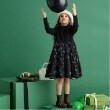 ケイト・スペード ニューヨーク キッズ(kate spade NEW YORK)のトドラー ボウルドボウドッキングワンピース ブラック(219)