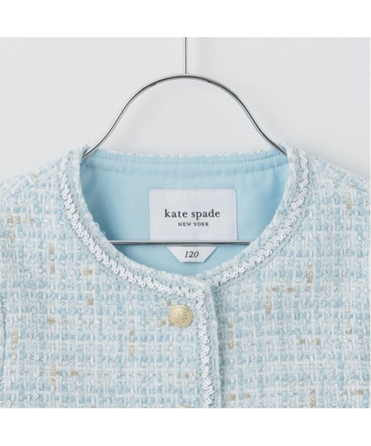 ケイト・スペード ニューヨーク キッズ(kate spade NEW YORK)のトドラー ミックスツイードラウンドジャケット3