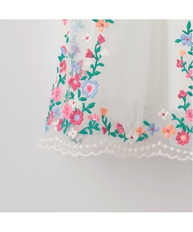 ケイト・スペード ニューヨーク キッズ(kate spade NEW YORK)のトドラー フラワーエンブロイダリードレス7