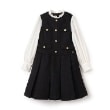 ケイト・スペード ニューヨーク キッズ(kate spade NEW YORK)のトドラー ツイードドッキングワンピース1