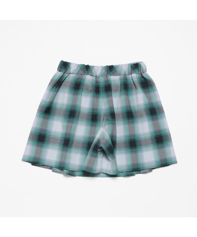 ケイト・スペード ニューヨーク キッズ(kate spade NEW YORK)のガールズ チェックラップキュロットスカート1