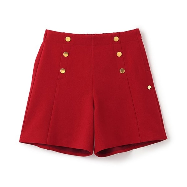 ケイト・スペード ニューヨーク キッズ(kate spade NEW YORK)のガールズ ダブルボタンキュロットスカート その他