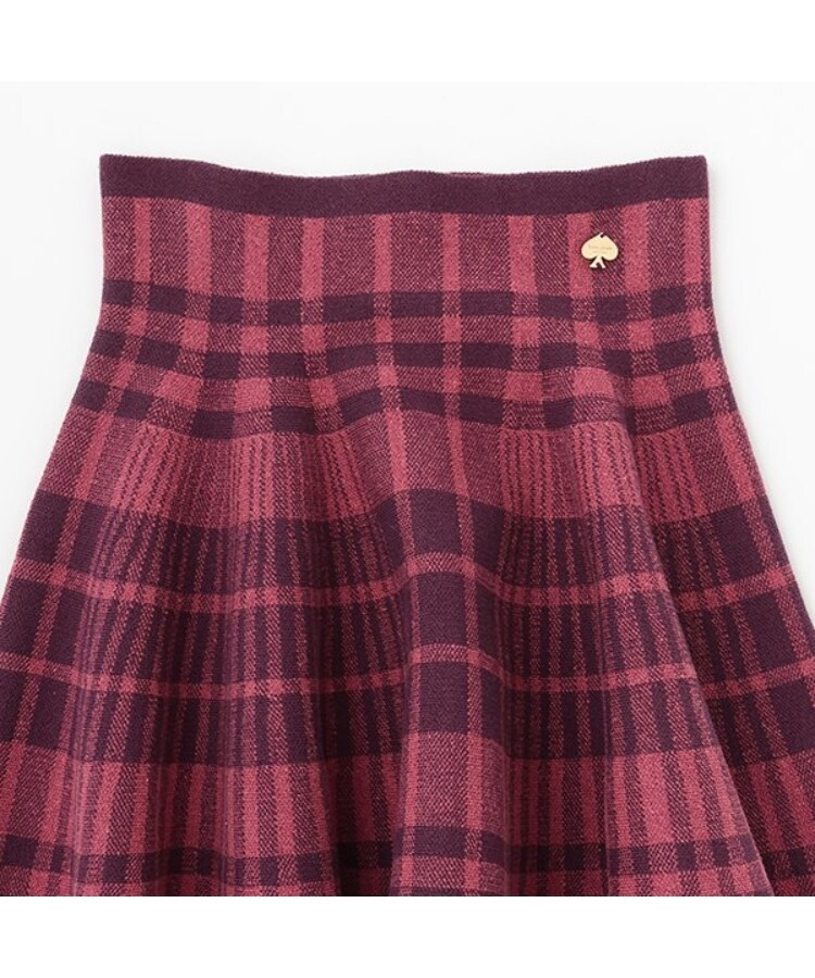 ケイト・スペード ニューヨーク キッズ(kate spade NEW YORK)のチェックニットスカート2