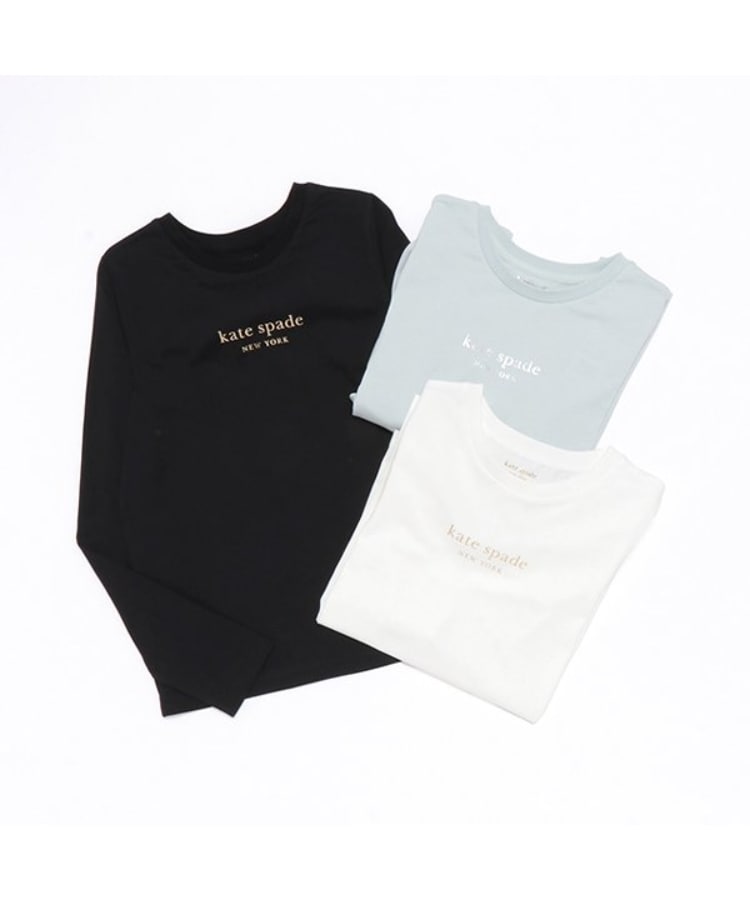 ガールズ ベーシックロゴ長袖Tシャツ(Tシャツ) | kate spade ガールズ ベーシックロゴ長袖Tシャツ(Tシャツ) | kate spade