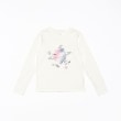 ケイト・スペード ニューヨーク キッズ(kate spade NEW YORK)のガールズ スペースガール長袖Tシャツ オフホワイト(003)