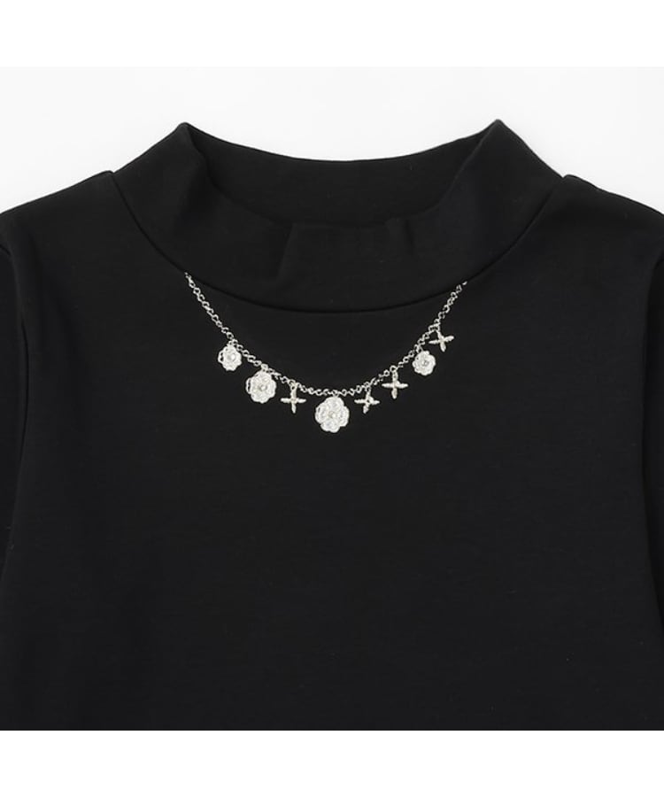 ケイト・スペード ニューヨーク キッズ(kate spade NEW YORK)のガールズ フラワーネックレスカットソー2