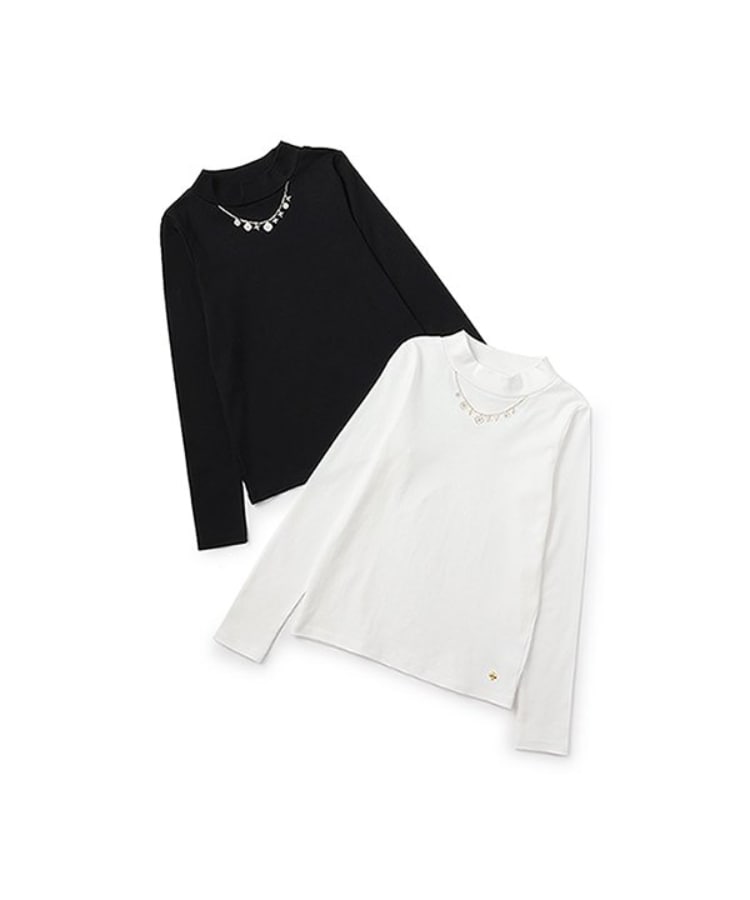ケイト・スペード ニューヨーク キッズ(kate spade NEW YORK)のガールズ フラワーネックレスカットソー8