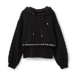 ケイト・スペード ニューヨーク キッズ(kate spade NEW YORK)のガールズ クロップドフーディー&キャミソールセット ブラック(219)
