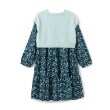 ケイト・スペード ニューヨーク キッズ(kate spade NEW YORK)のガールズ ニットベスト&ポピーワンピースセット1