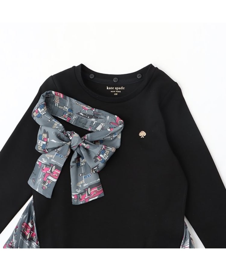 ケイト・スペード ニューヨーク キッズ(kate spade NEW YORK)のガールズ クロスロードドッキングワンピース3