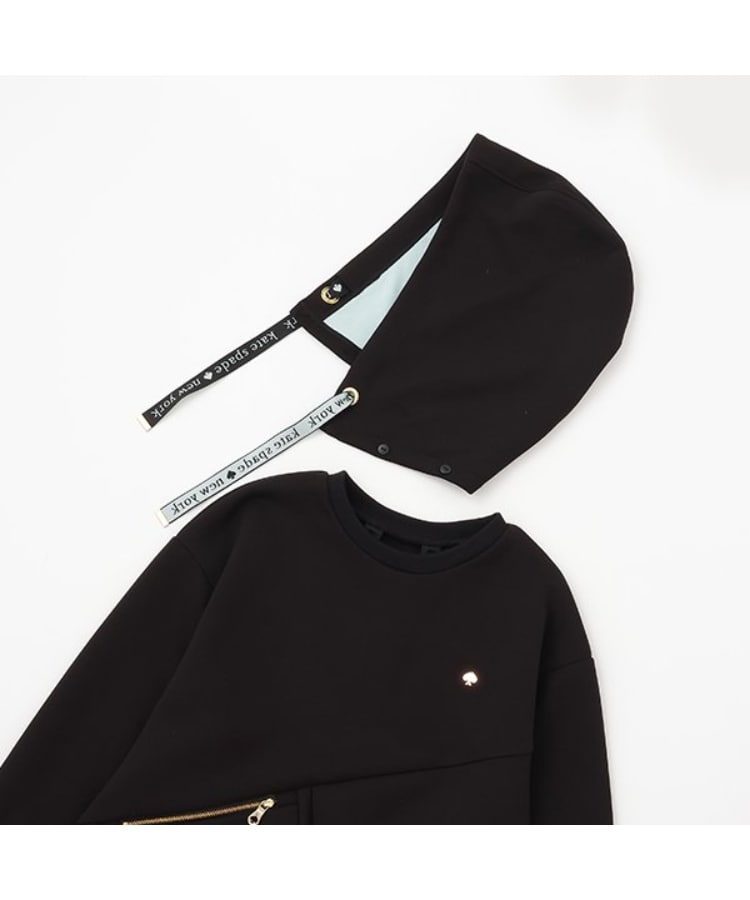 ケイト・スペード ニューヨーク キッズ(kate spade NEW YORK)のガールズ オーバーサイズフーディ3