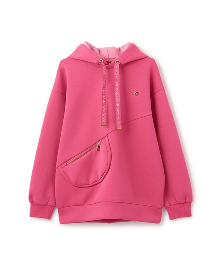 ケイト・スペード ニューヨーク キッズ(kate spade NEW YORK)のガールズ オーバーサイズフーディ ピンク(171)