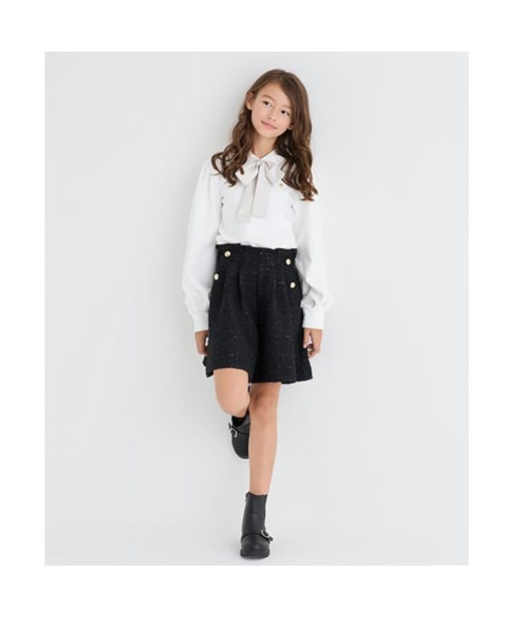ケイト・スペード ニューヨーク キッズ(kate spade NEW YORK)のガールズ ボウエンブロイダリーカラートレーナー13