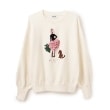 ケイト・スペード ニューヨーク キッズ(kate spade NEW YORK)のガールズ ショッピングガールセーター オフホワイト(003)