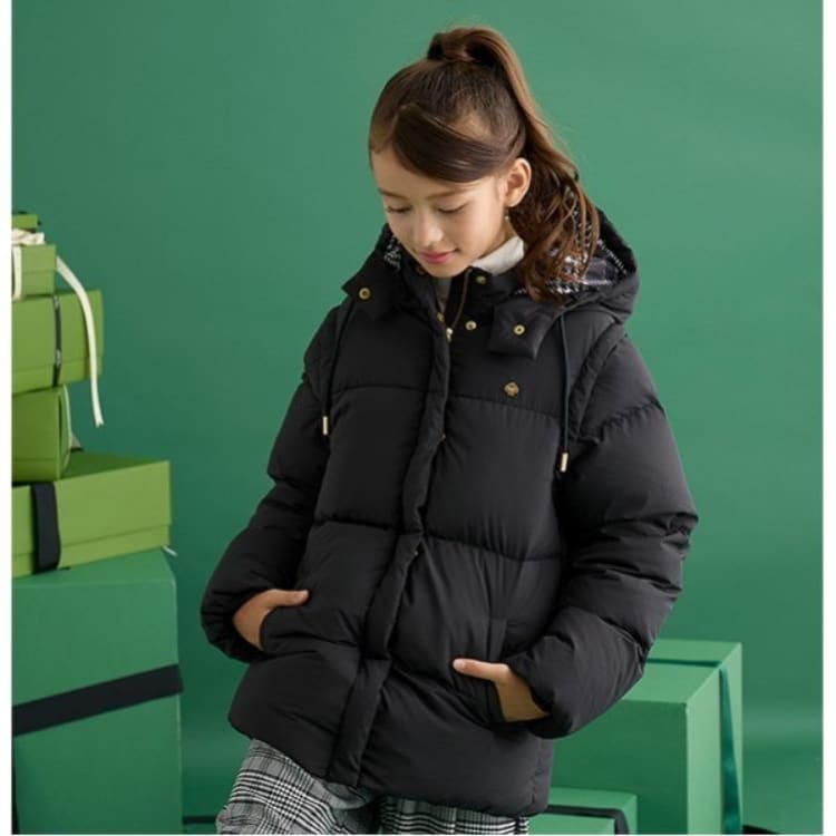 ケイト・スペード ニューヨーク キッズ(kate spade NEW YORK)のガールズ 2wayダウンジャケット ダウンジャケット/コート
