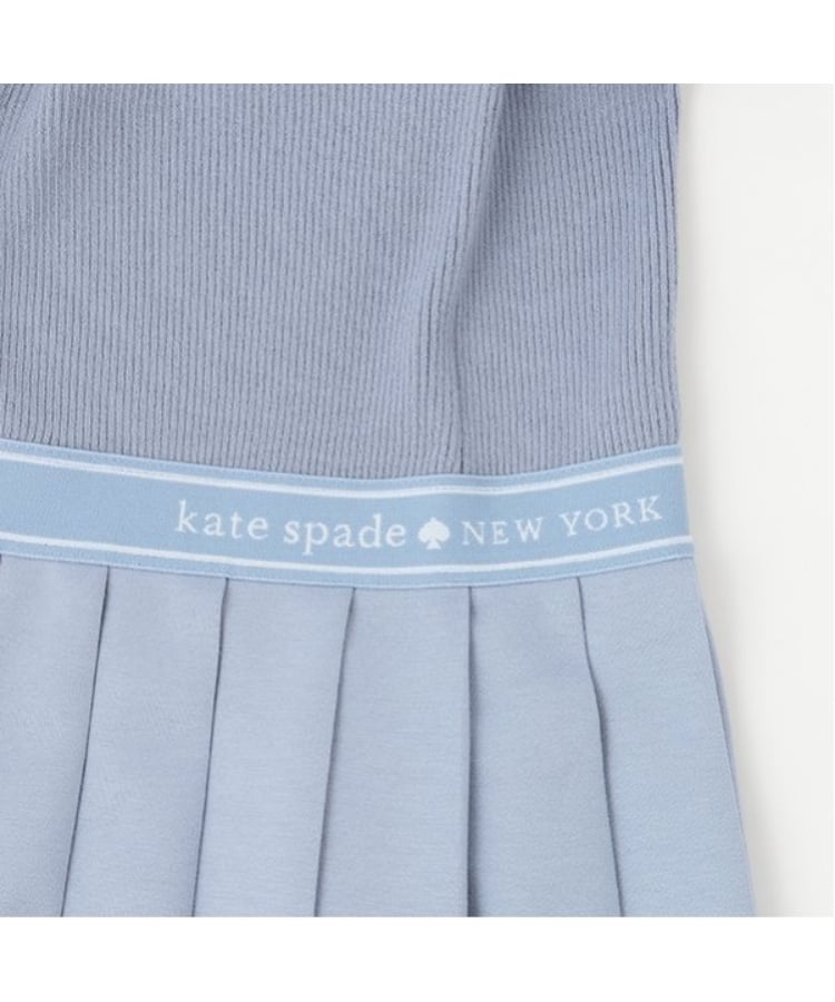 ケイト・スペード ニューヨーク キッズ(kate spade NEW YORK)のガールズ ハーフジップドッキングワンピース5