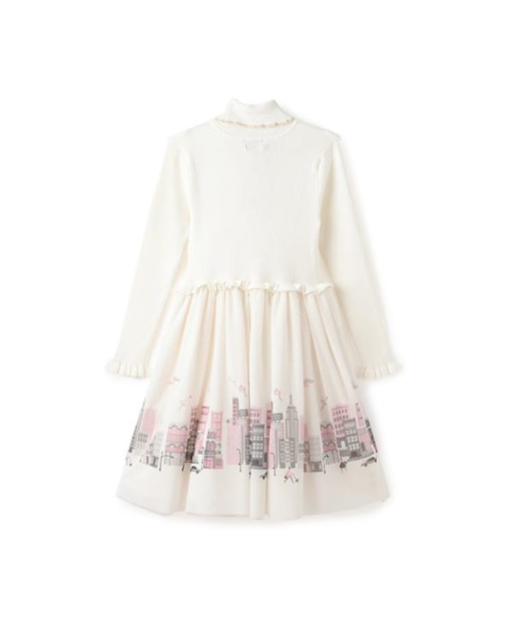 ケイト・スペード ニューヨーク キッズ(kate spade NEW YORK)のガールズ NYC ドッキングワンピース1