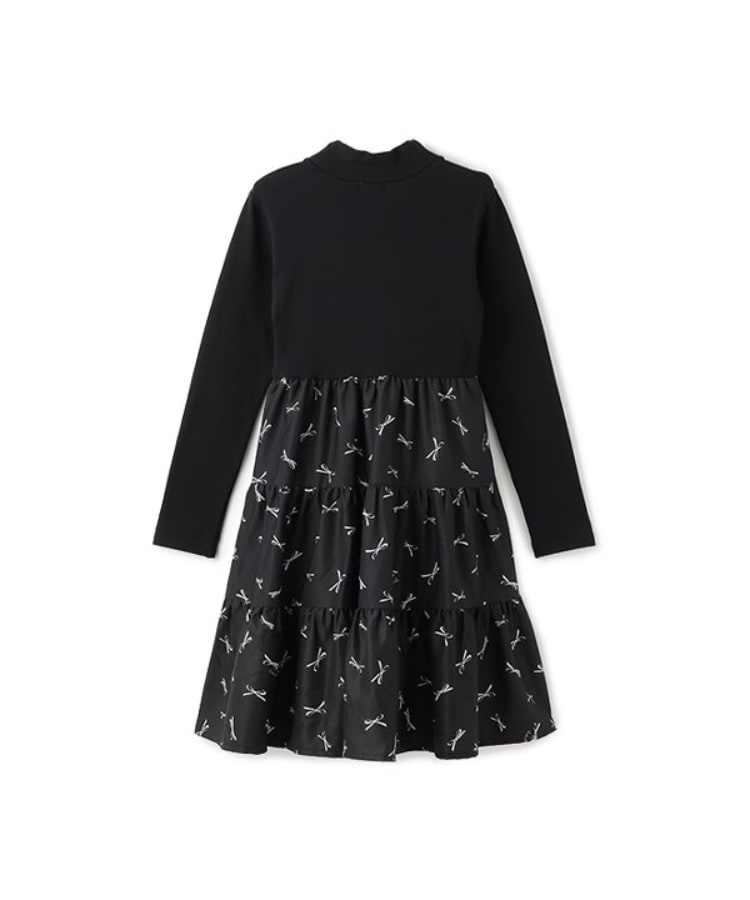 ケイト・スペード ニューヨーク キッズ(kate spade NEW YORK)のガールズ ボウルドボウドッキングワンピース1