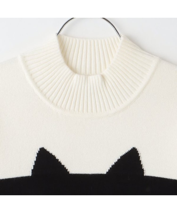 ケイト・スペード ニューヨーク キッズ(kate spade NEW YORK)のガールズ キャットニットドッキングワンピース2
