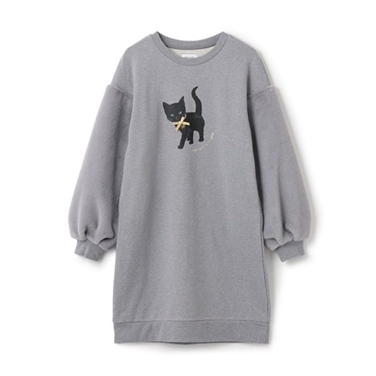 ケイト・スペード ニューヨーク キッズ(kate spade NEW YORK)のキャットワンピース ミドルワンピース