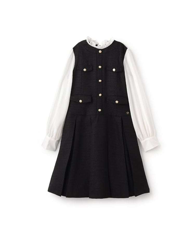 ガールズ ツイードドッキングワンピース(その他) | kate spade ガールズ ツイードドッキングワンピース(その他) | kate spade