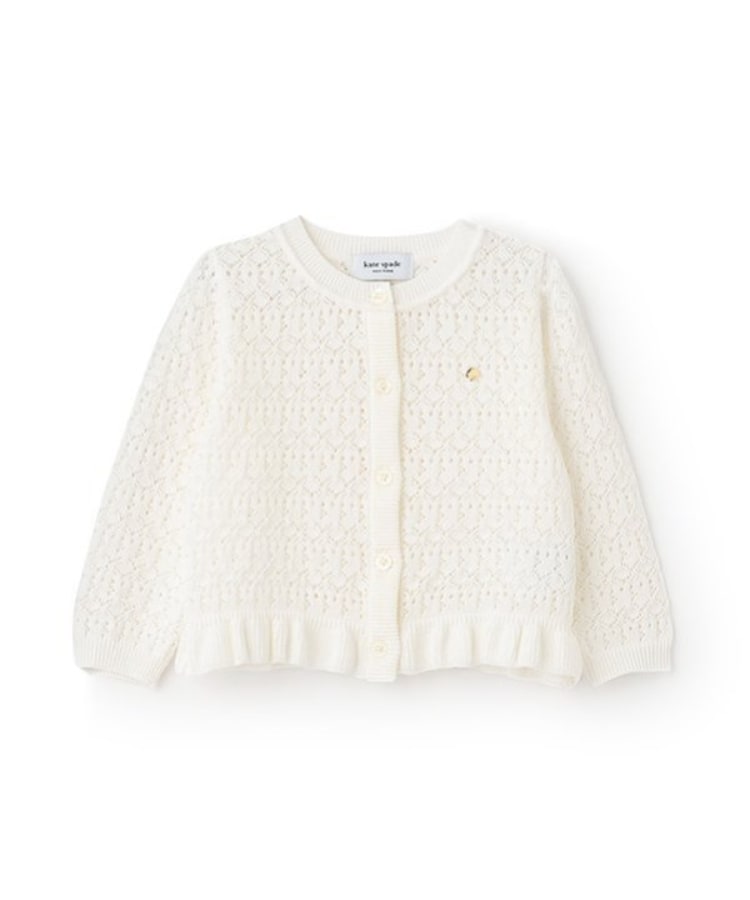 ケイト・スペード ニューヨーク キッズ(kate spade NEW YORK)のアイレットカーディガン1