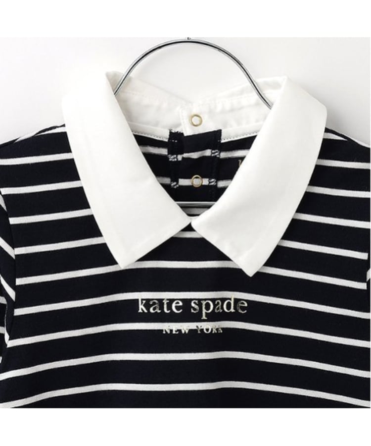 ケイト・スペード ニューヨーク キッズ(kate spade NEW YORK)のトドラー 衿付きストライプカットソー3