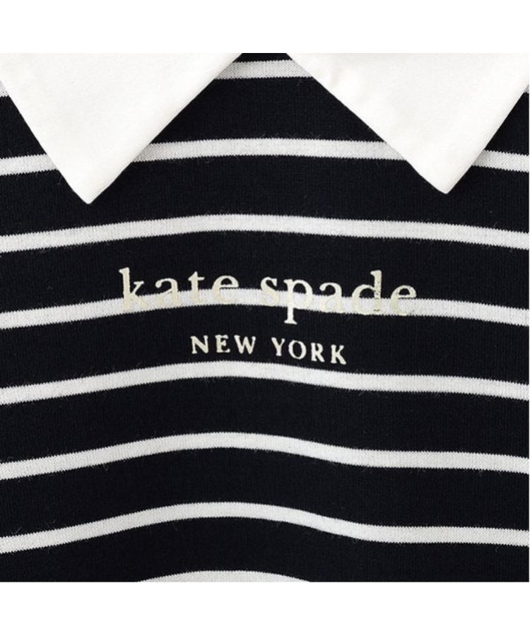 ケイト・スペード ニューヨーク キッズ(kate spade NEW YORK)のガールズ 衿付きストライプカットソー4