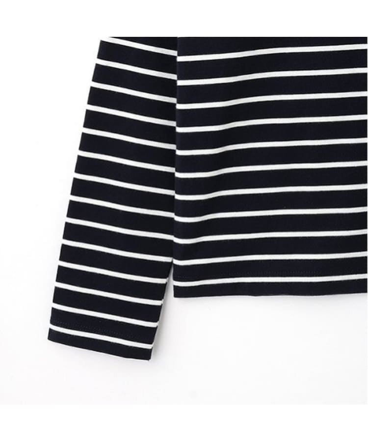 ケイト・スペード ニューヨーク キッズ(kate spade NEW YORK)のガールズ 衿付きストライプカットソー6