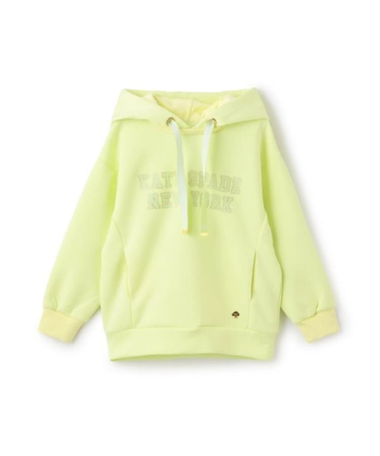 ケイト・スペード ニューヨーク キッズ(kate spade NEW YORK)のトドラー ロゴダンボールニットフーディ2