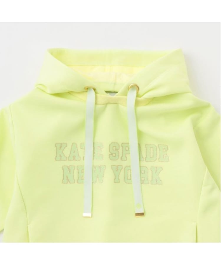ケイト・スペード ニューヨーク キッズ(kate spade NEW YORK)のトドラー ロゴダンボールニットフーディ4