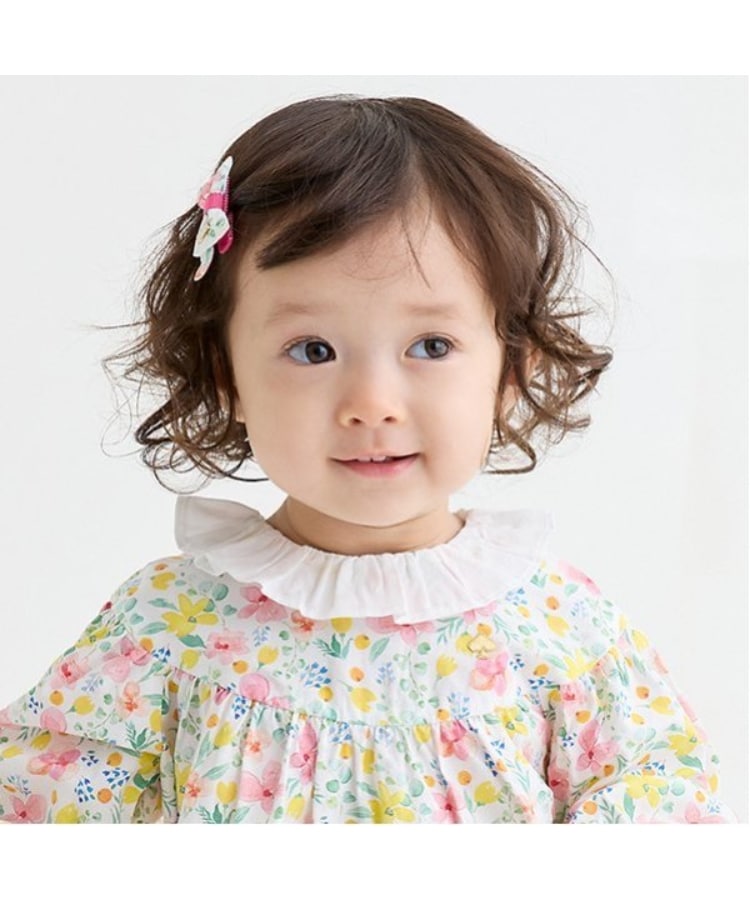 ケイト・スペード ニューヨーク キッズ(kate spade NEW YORK)のフローラルボウヘアクリップ4