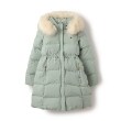 ケイト・スペード ニューヨーク キッズ(kate spade NEW YORK)のガールズ フィットダウンコート ライトグリーン(120)