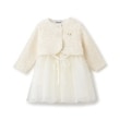 ケイト・スペード ニューヨーク キッズ(kate spade NEW YORK)のトドラー ツイードボレロ&チュールドレスセット オフホワイト(003)