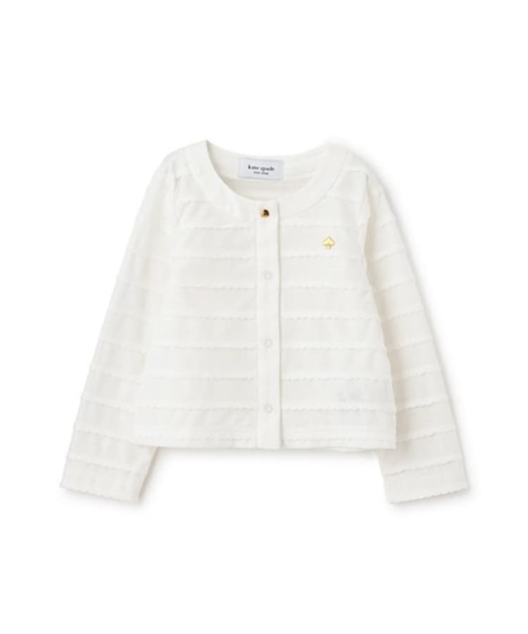 ケイト・スペード ニューヨーク キッズ(kate spade NEW YORK)のスカラップラインカーディガン2