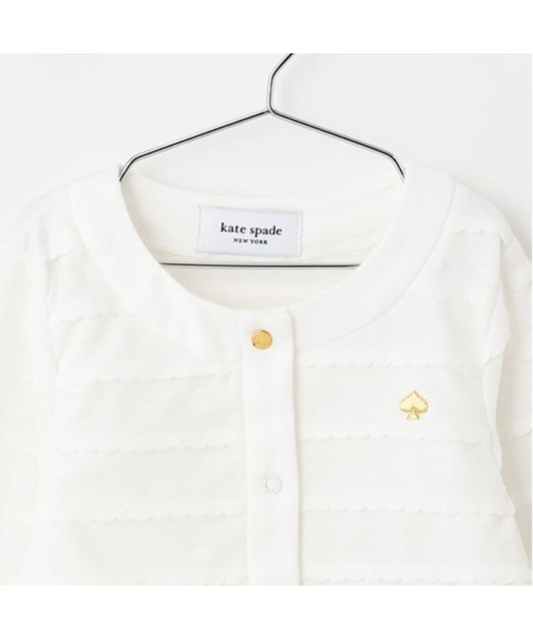 ケイト・スペード ニューヨーク キッズ(kate spade NEW YORK)のスカラップラインカーディガン4