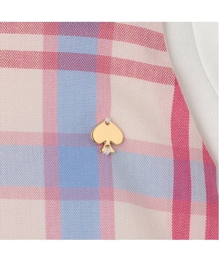 ケイト・スペード ニューヨーク キッズ(kate spade NEW YORK)のチェックジャンパースカート＆カットソーセット5